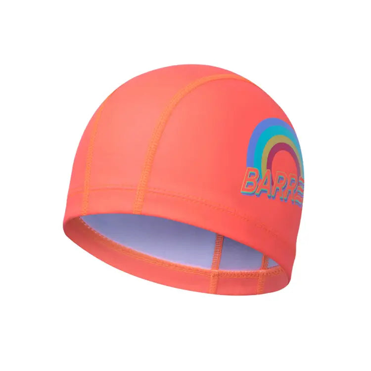Swim Caps: Barrel Rainbow Silitex Swim Cap-CORAL - Barrel / Coral / ON / 2025, Accessories, BARREL, BARREL HK, Caps | B3SUASC030COPON