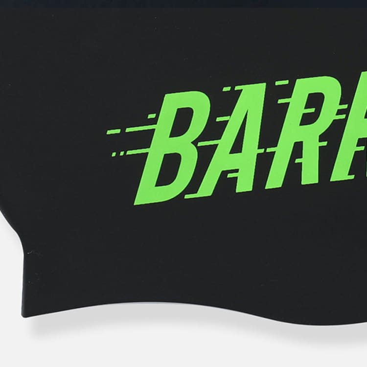 Barrel Rush Silicone Swim Cap - BLACK - Barrel / Black / ON - Swim Caps | BARREL HK