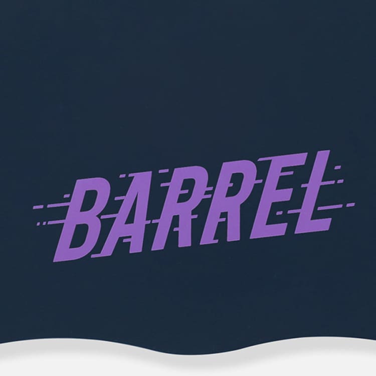 Barrel Rush Silicone Swim Cap - NAVY - Barrel / Navy / ON - Swim Caps | BARREL HK