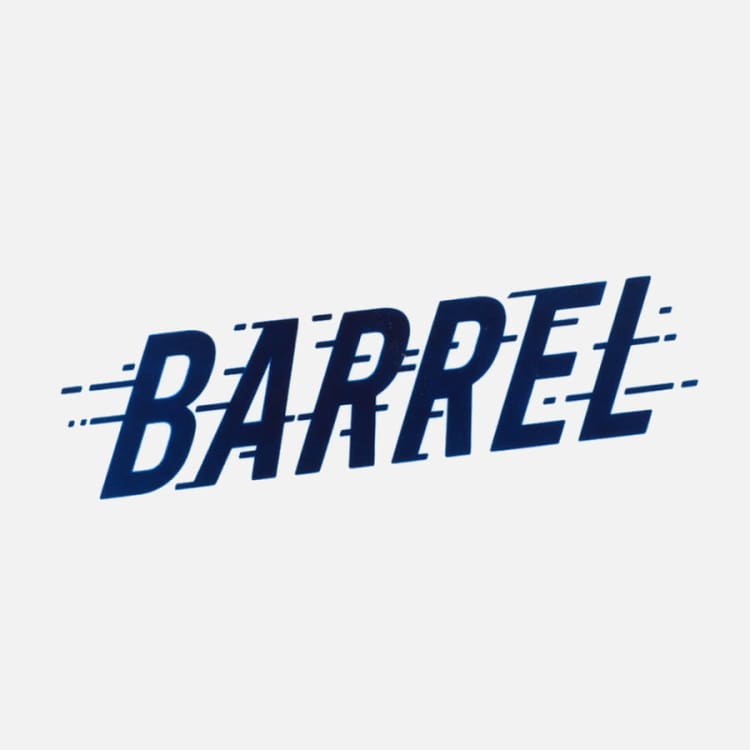 Barrel Rush Silicone Swim Cap - WHITE - Barrel / Navy / ON - Swim Caps | BARREL HK