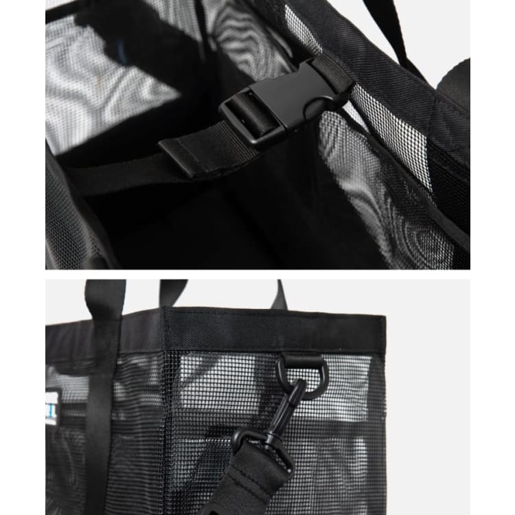 Barrel Square Totebag-BLACK - Barrel / Black - Mesh Bags | BARREL HK