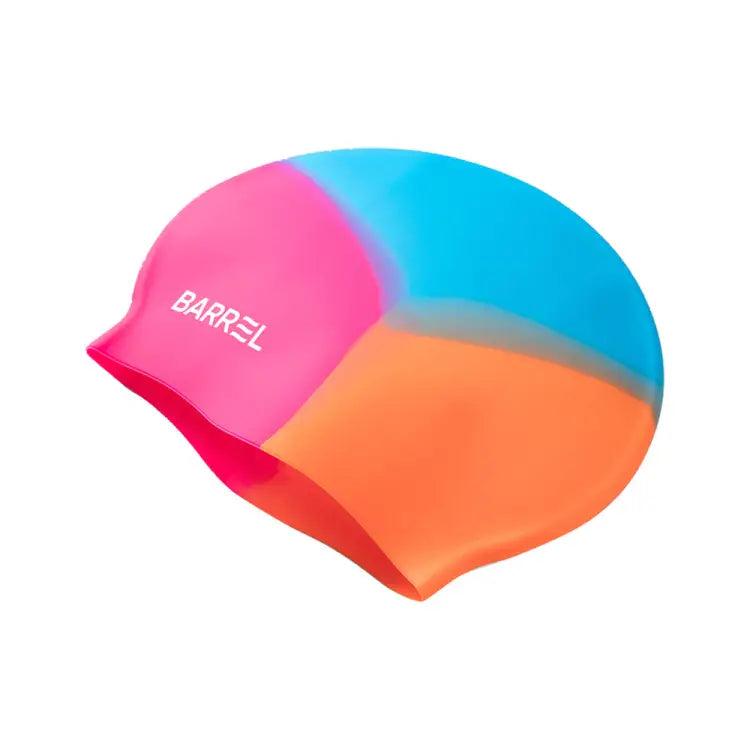 Swim Caps: Barrel Sunset Silicone Swim Cap-PINK - Barrel / Pink / ON / 2025, Accessories, BARREL, BARREL HK, Black | B5SUASC002PNKON