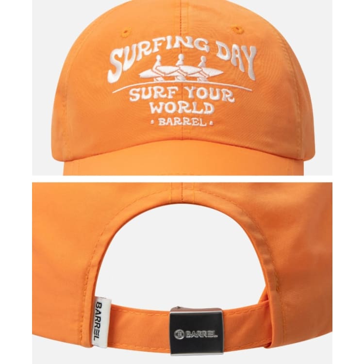 Barrel Surfer Nylon Ball Cap-ORANGE - Barrel / Orange / ON - Surf Buckets | BARREL HK