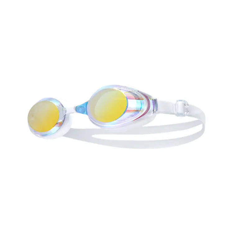 Swim Goggles: Barrel Training Mirror Swim Goggles-AURORA/WHITE - Barrel / Aurora/White / OSFA / 2025, Accessories, Aurora/White, BARREL,