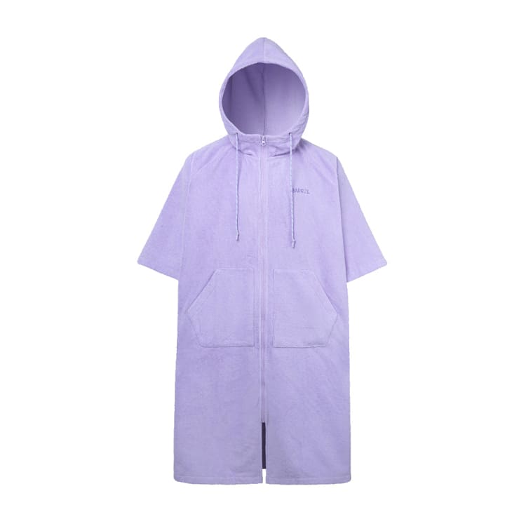 Towels & Ponchos: Barrel Unisex Essential Zip-Up Poncho Towel-PURPLE - Barrel / Purple / M / Accessories, BARREL, BARREL HK, BRIV24HKOPT02,