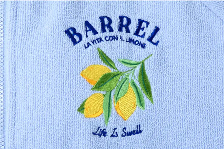 Towels & Ponchos: Barrel Unisex Solid Zipup Poncho Towel-AQUA - 2025, Accessories, Aqua, BARREL, BARREL HK