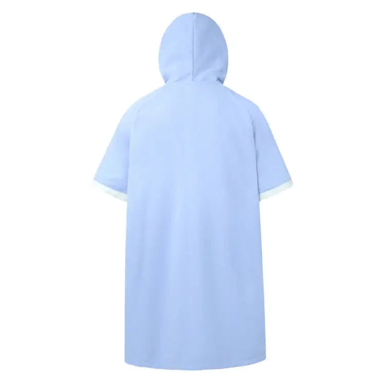 Towels & Ponchos: Barrel Unisex Solid Zipup Poncho Towel-AQUA - 2025, Accessories, Aqua, BARREL, BARREL HK