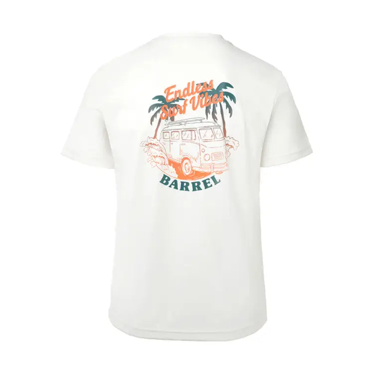 Rashguards: Barrel Unisex Tropical Loose S/S Rashguard-IVORY - 2025, BARREL, BARREL HK, BRIV25HKOP02, Clothing