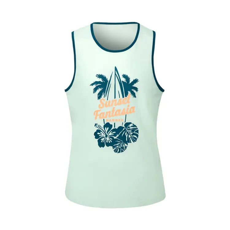 Rashguards: Barrel Unisex Tropical Sleeveless Rash Guard-LIME - 2025, BARREL, BARREL HK, BRIV25HKOP03, Clothing