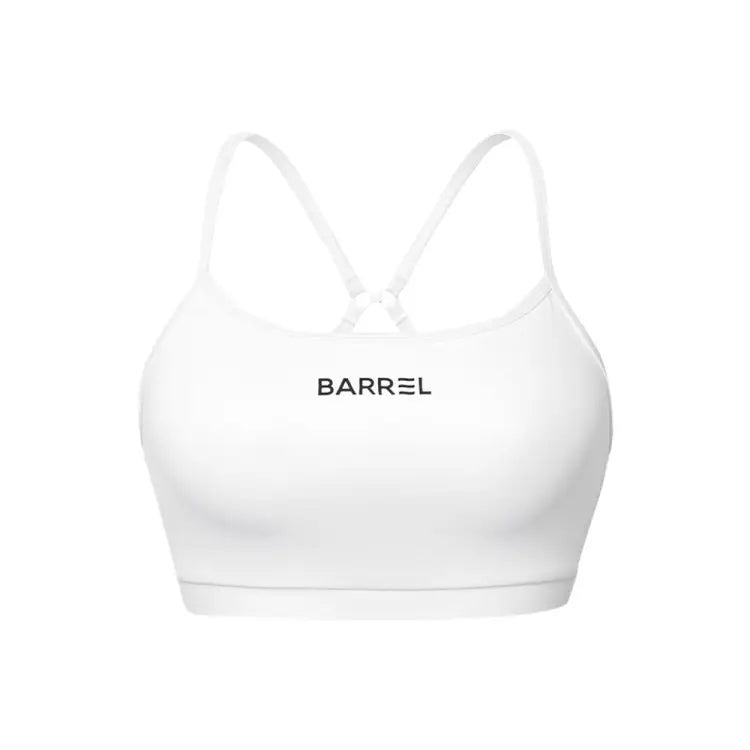 Swim Tops: Barrel Women Essential Active BraTop-WHITE - Barrel / White / S (85) / 2025, BARREL, BARREL HK, BRIV25HKOP01, Clothing