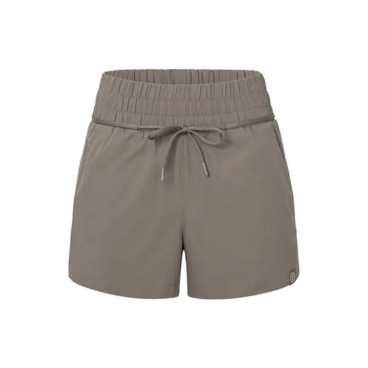 Boardshorts: Barrel Women Essential HW Half Leggings Shorts-BEIGE - Barrel / Beige / S (085) / 2025, BARREL, BARREL HK, Beige, Boardshorts