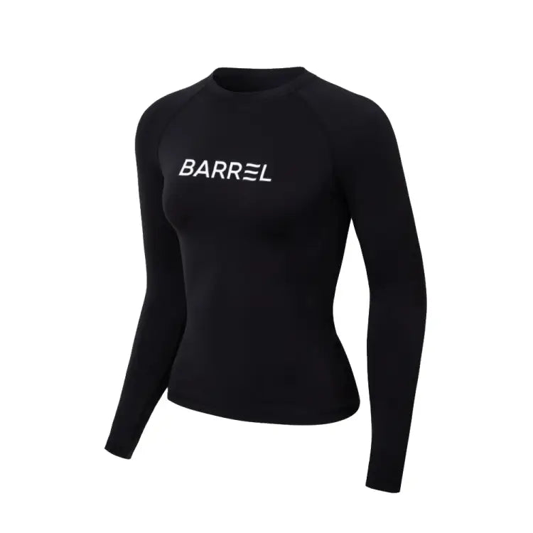 Rashguards: Barrel Women Essential Rashguard-BLACK - 2023, BARREL, BARREL HK, Barrel / Green / L, Barrel / Green / M