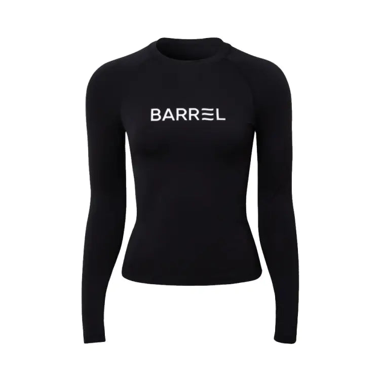 Rashguards: Barrel Women Essential Rashguard-BLACK - Barrel / Black / S (085) / 2023, BARREL, BARREL HK, Barrel / Green / L, Barrel / Green