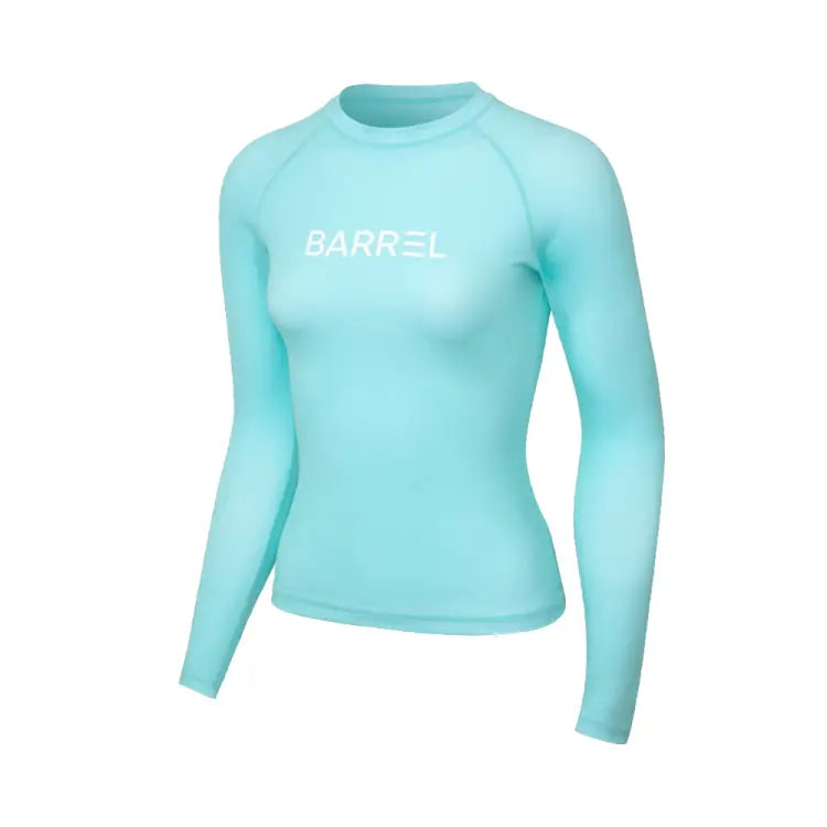 Rashguards: Barrel Women Essential Rashguard-MINT - 2023, BARREL, BARREL HK, Barrel / Green / L, Barrel / Green / M