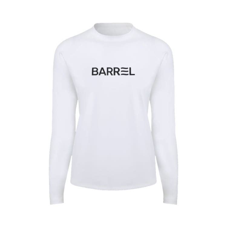 Barrel Women Essential RelaxFit Rashguard-WHITE - Barrel / White / XS - Rashguards | BARREL HK