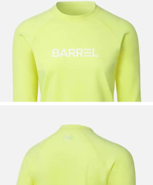 Barrel Women Essential RelaxFit Rashguard-YELLOW - Rashguards | BARREL HK
