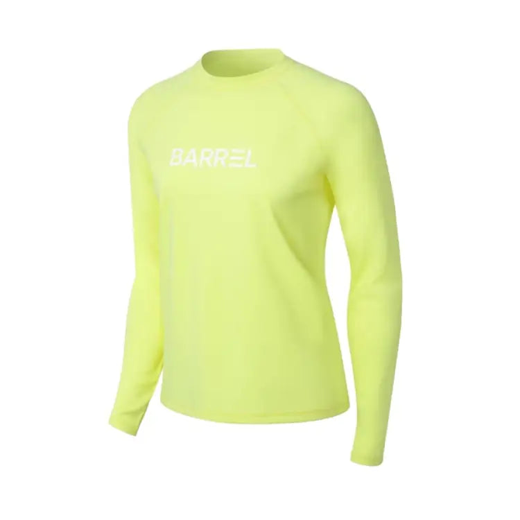 Barrel Women Essential RelaxFit Rashguard-YELLOW - Rashguards | BARREL HK