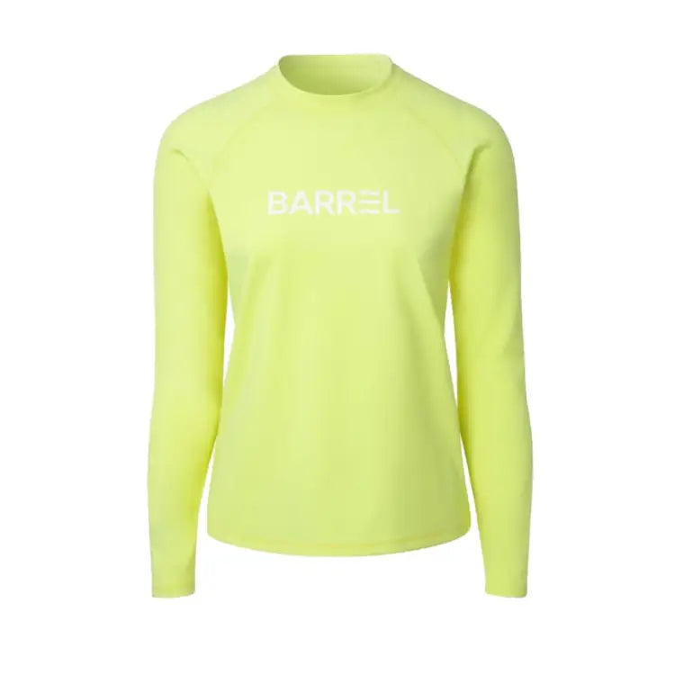 Barrel Women Essential RelaxFit Rashguard-YELLOW - Barrel / Yellow / XS - Rashguards | BARREL HK