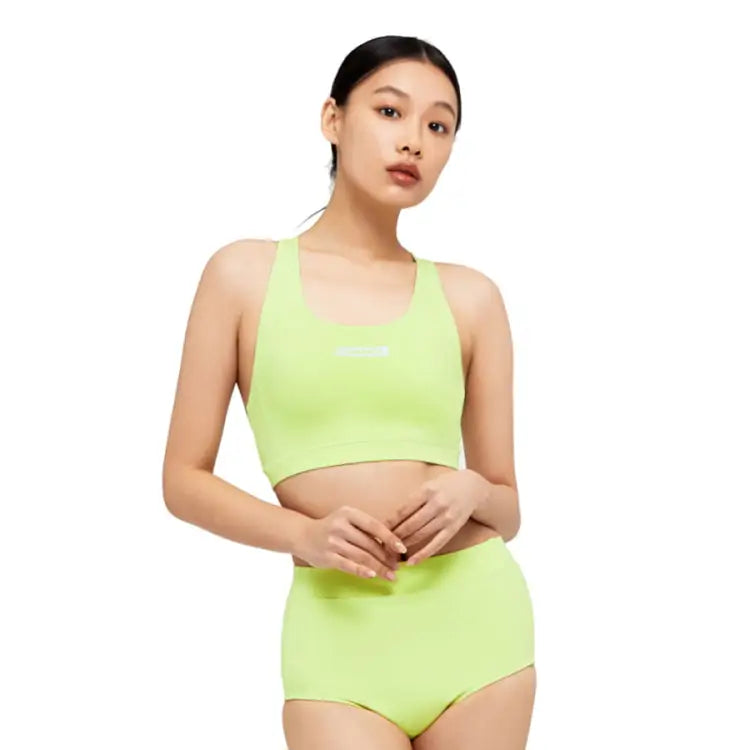 Barrel Women Essential Stitch Bra Top-LIME - Water/Sports Bras | BARREL HK