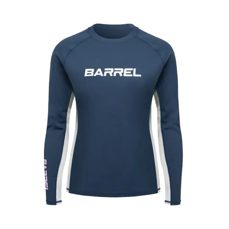 Rashguards: Barrel Women Motion RelaxFit Rashguard-NAVY - Barrel / Navy / XS / 2023_1st, B3SWWRG002BLK080, B3SWWRG002BLK085,