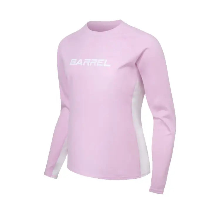 Rashguards: Barrel Women Motion RelaxFit Rashguard-PINK - 2023_1st, B3SWWRG002BLK080, B3SWWRG002BLK085, B3SWWRG002BLK090, B3SWWRG002BLK095
