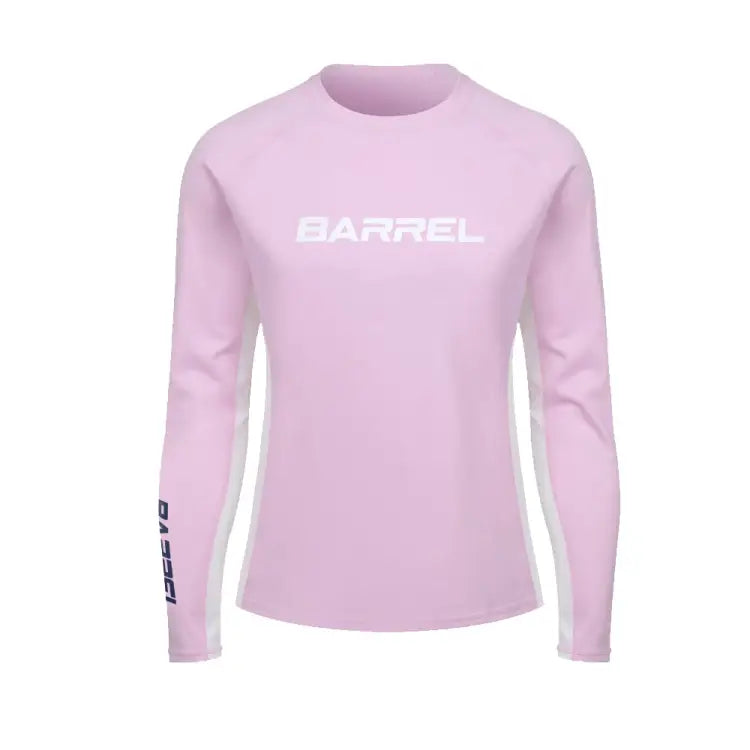 Rashguards: Barrel Women Motion RelaxFit Rashguard-PINK - Barrel / Pink / XS / 2023_1st, B3SWWRG002BLK080, B3SWWRG002BLK085,