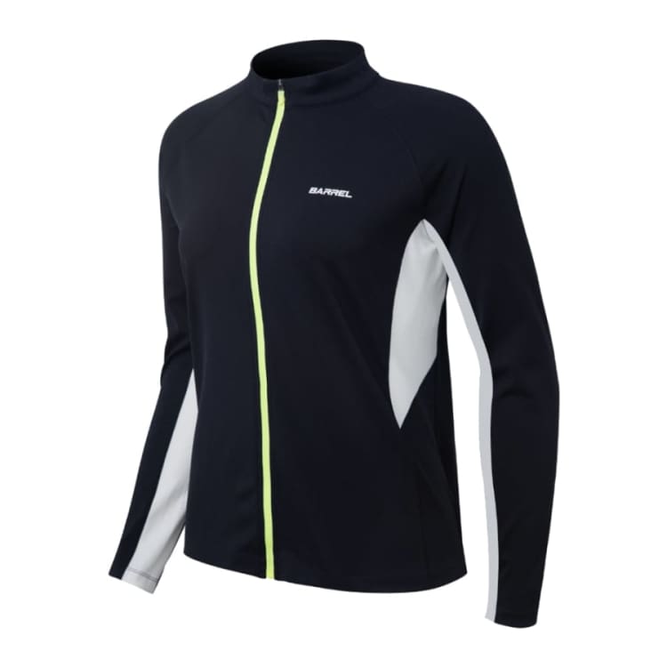 Barrel Women Motion Zip-Up Rashguard-BLACK - Rashguards | BARREL HK