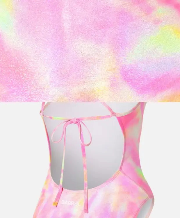 Barrel Women Reflection Holic V Back Swimsuit-PINK - Swimsuits | BARREL HK