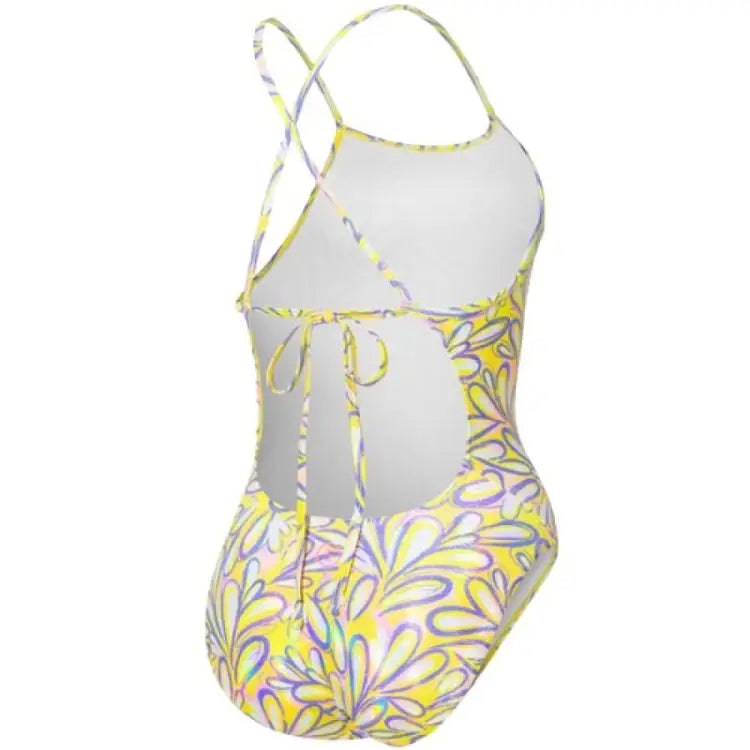 Barrel Women Reflection Leaf Back Swimsuit-YELLOW - Swimsuits | BARREL HK