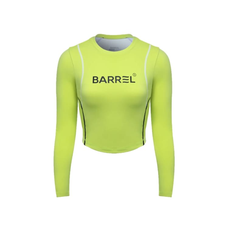 Barrel Women Vibe Crop Rashguard-GREEN - Rashguards | BARREL HK