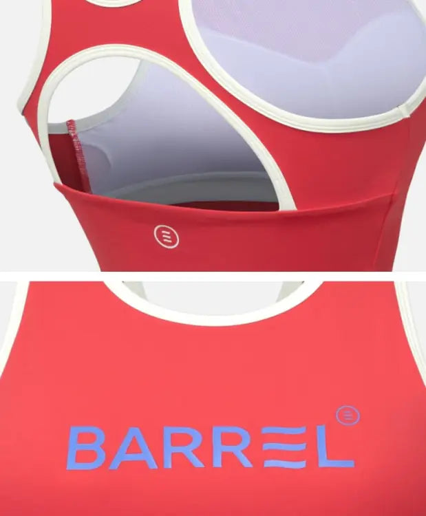 Barrel Women Vibe Half Bra Top-RED - Water/Sports Bras | BARREL HK