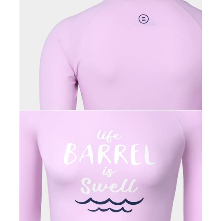 Barrel Women Vibe Swell Rashguard-PINK - Rashguards | BARREL HK