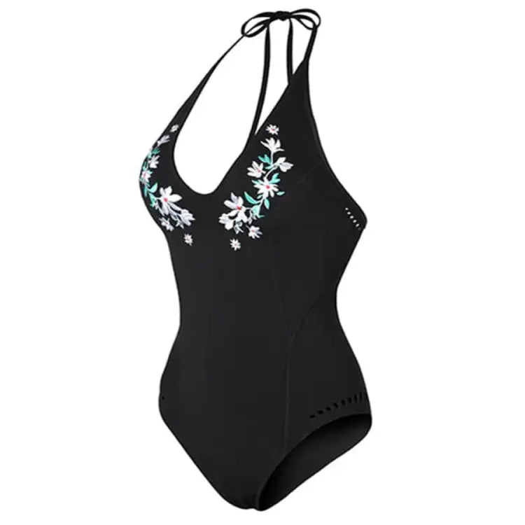 Barrel Womens 0.5mm Neoprene Halter Neck OnePiece-BLACK - Tops | BARREL HK