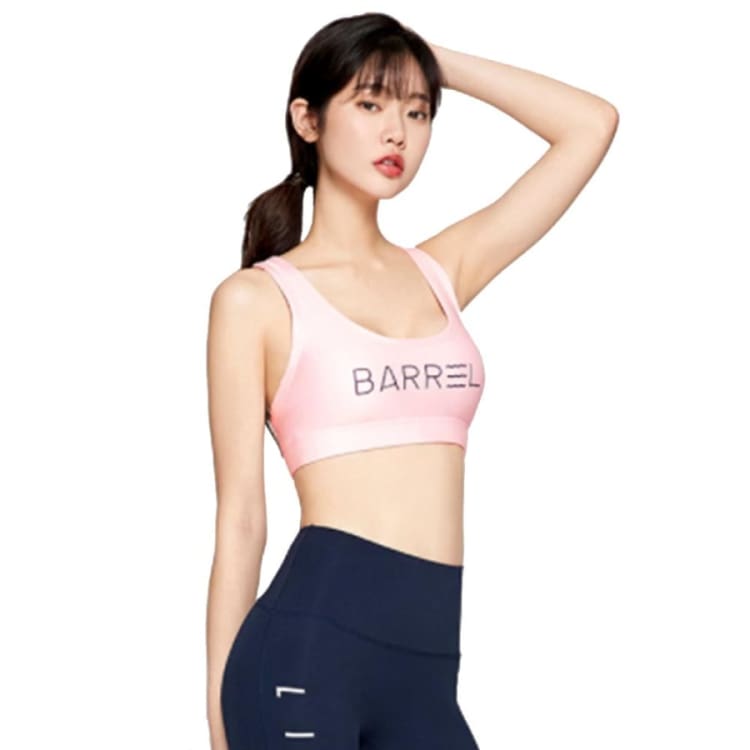 Barrel Womens Big Logo Bra Top - BRIGHT PINK – optcool