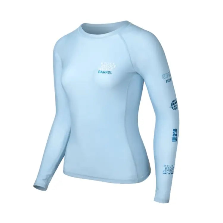 Barrel Womens Essential Rashguard-ICE BLUE - Rashguards | BARREL HK
