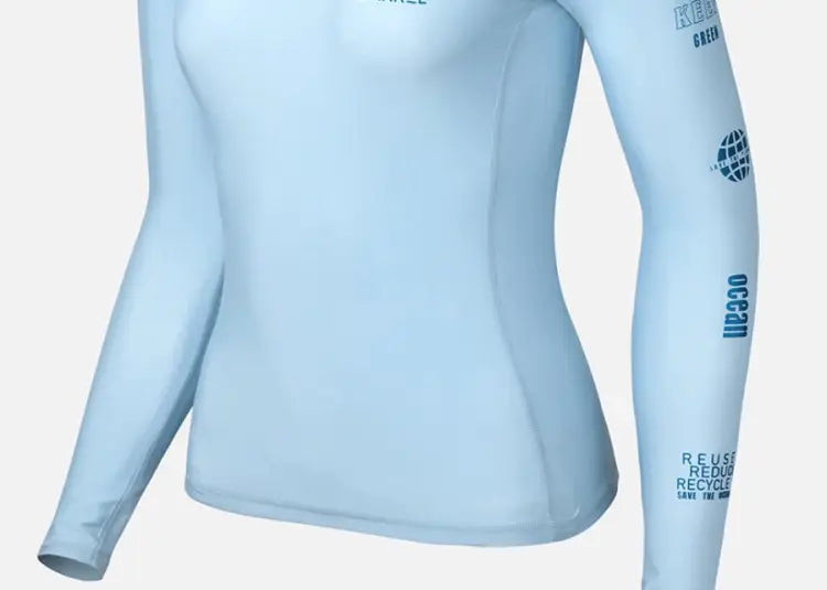 Barrel Womens Essential Rashguard-ICE BLUE - Rashguards | BARREL HK