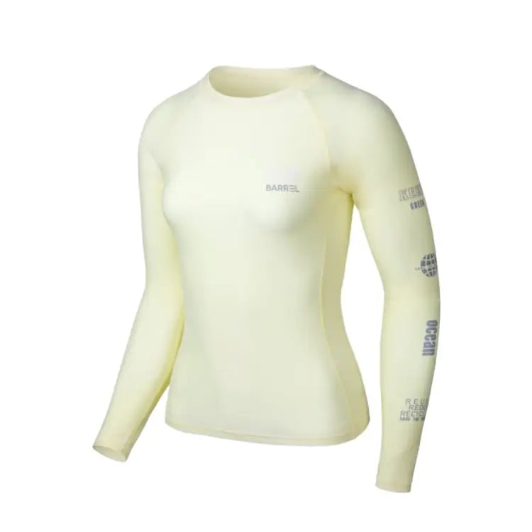 Barrel Womens Essential Rashguard-YELLOW - Rashguards | BARREL HK