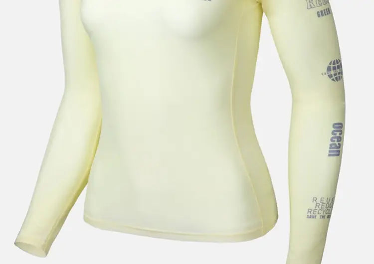 Barrel Womens Essential Rashguard-YELLOW - Rashguards | BARREL HK