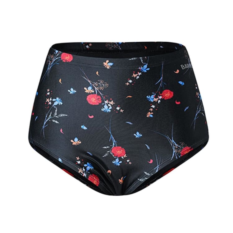 Barrel Womens High Waist Bikini Pantie-NIGHT FLOWER - S / Nigh Flower - Bikini Pants | BARREL HK