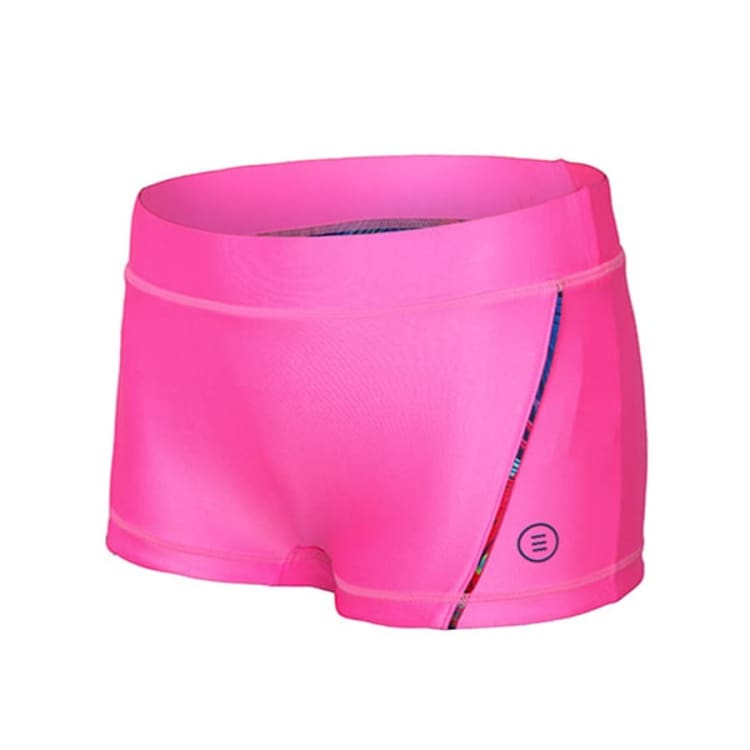 Barrel Womens Iris Reversible Bikini Pantie-NEON PINK/INDIGO LEAF - Bikini Pants