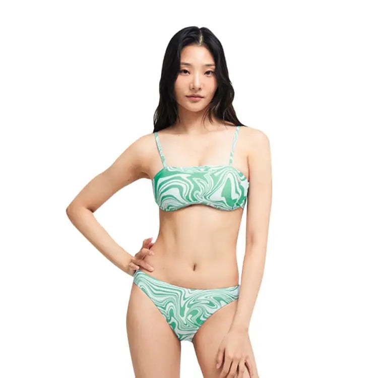 Barrel Womens Ocean Marble Bikini Bottom-GREEN - Bikini Pants | BARREL HK