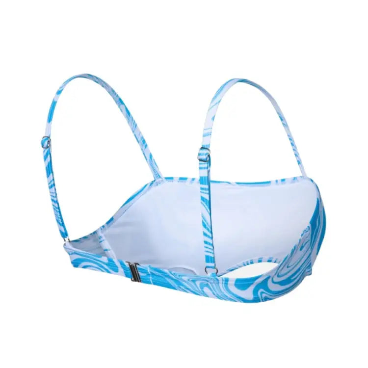 Barrel Womens Ocean Marble Bikini Top-BLUE - Bikinis | BARREL HK
