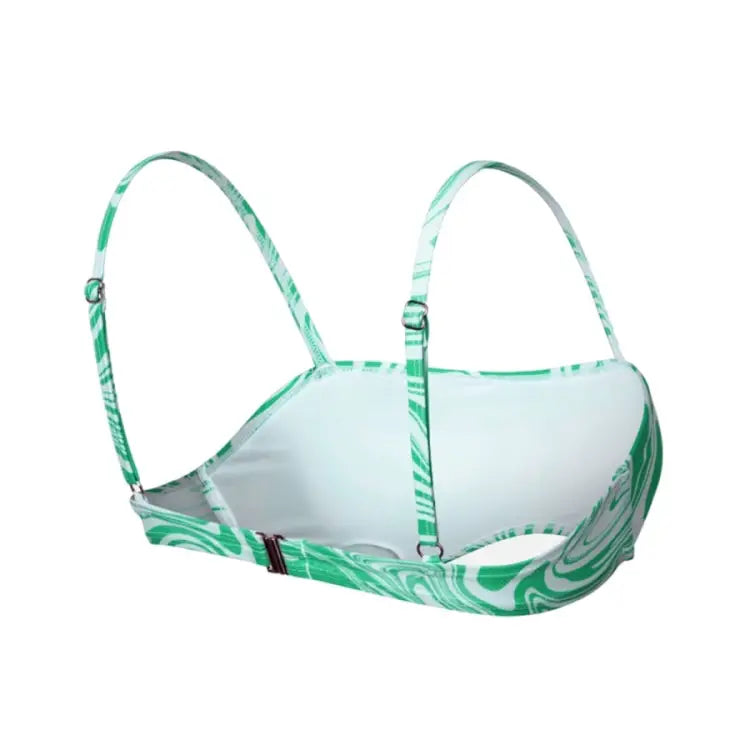 Barrel Womens Ocean Marble Bikini Top-GREEN - Bikinis | BARREL HK