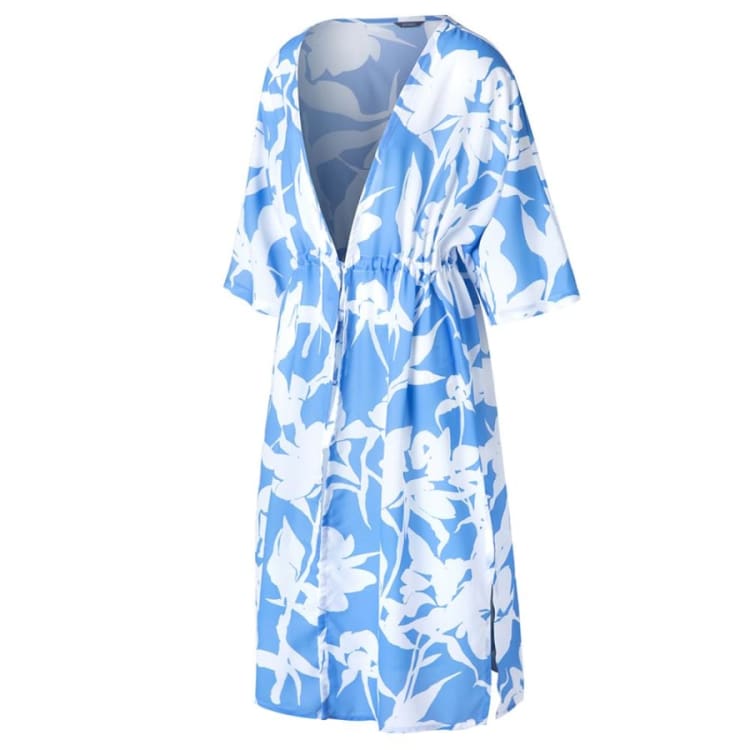 Barrel Womens Robe Cover Up-BLUE LEAF - Blue Leaf / OSFA - Dresses | BARREL HK
