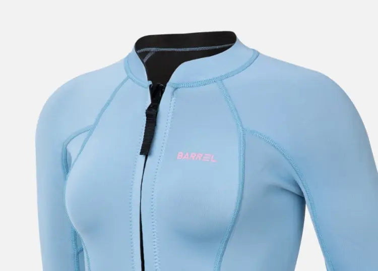 Barrel Womens Standard 2mm Neoprene Jacket-BLUE - Tops | BARREL HK