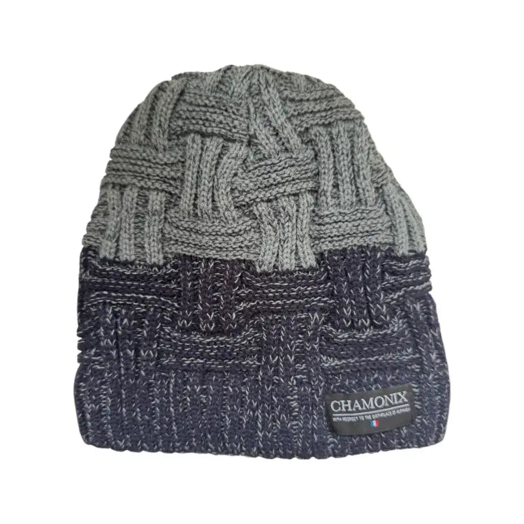 Headwear / Beanies: Chamonix TwoTune Beanie-GREY/NAVY - Chamonix / Grey / Free / 2025, Accessories, Bearx, Grey, Head & Neck Wear