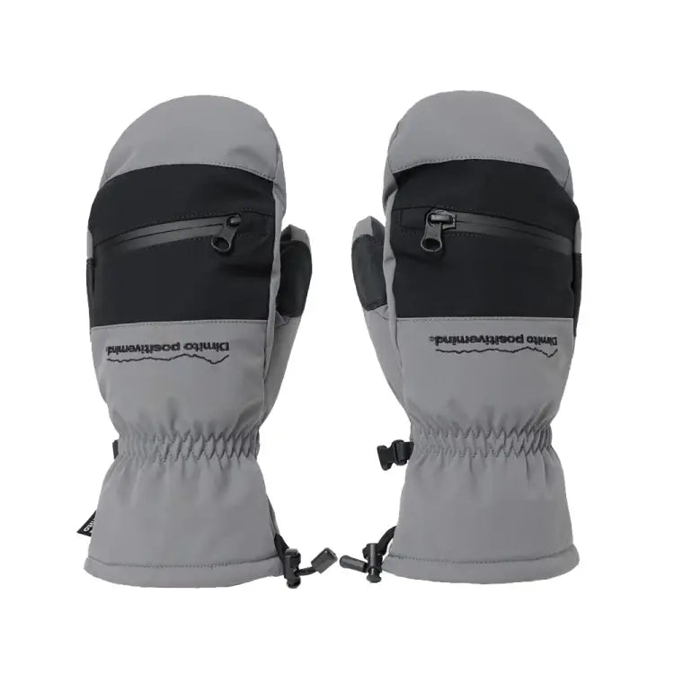Gloves & Mittens / Snow: Dimito 23 Block Mitten Glove-GREY - Dimito / Grey / XS / 2023, Accessories, Dimito, Gloves, Gloves & Mittens / Snow
