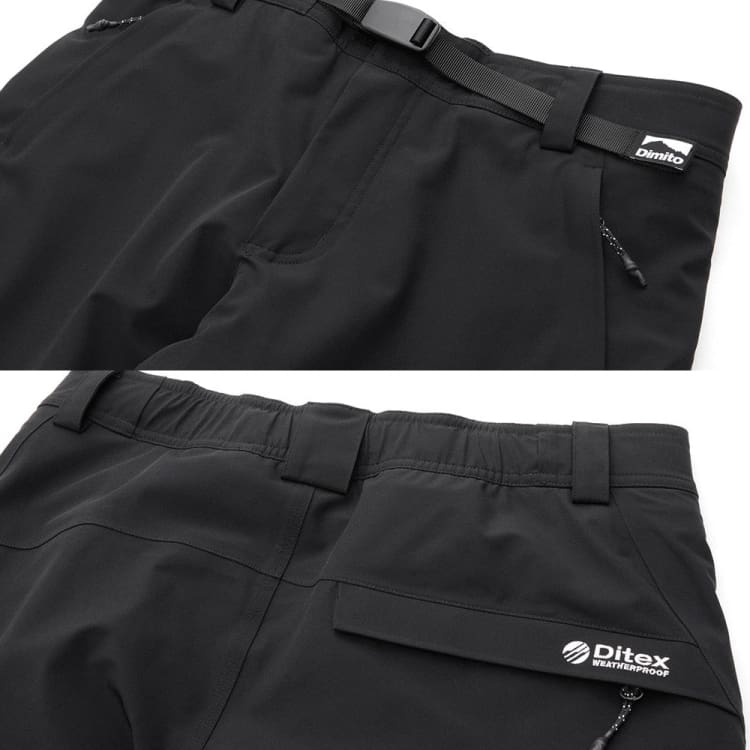 Pants / Snow: Dimito 24 BIO Slim Pants-BLACK [KOREAN BRAND] - 2024, Black, Clothing, DIMITO, Ice & Snow | NFST01112-BLACK-XS