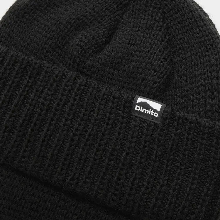 Headwear / Beanies: Dimito 24 Ear Flap Beanie-BLACK - Dimito / Black / Free / 2024, Accessories, Black, DIMITO, Head & Neck Wear