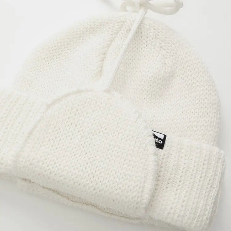 Headwear / Beanies: Dimito 24 Ear Flap Beanie-WHITE - Dimito / White / Free / 2024, Accessories, DIMITO, Head & Neck Wear, Headwear